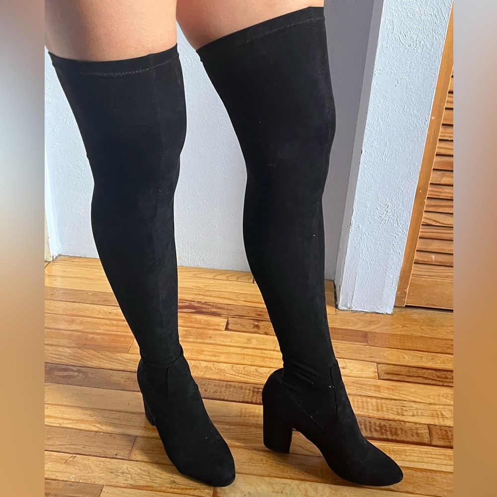 Over-the-knee Black Billini Boots